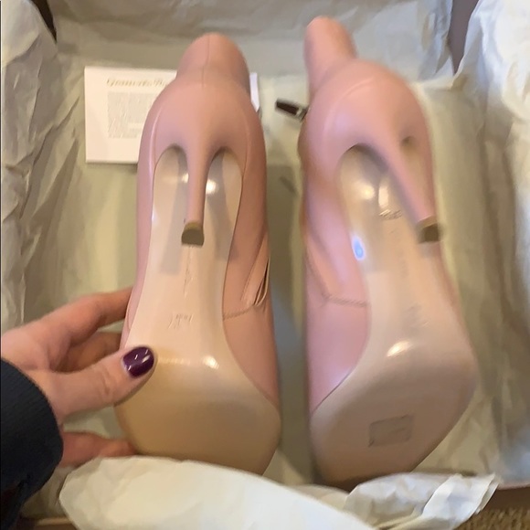 GIANVITO ROSSI Levy Napa dahlia Ankle Boots - Picture 3 of 6